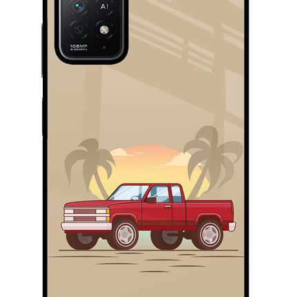 Desert Classic Drive Redmi Note 11 Pro+ 5G Glass Case Back Cover by Casekaro