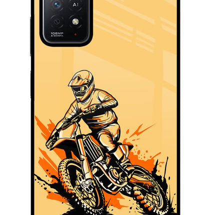 Off-Road Fury Redmi Note 11 Pro+ 5G Glass Case Back Cover by Casekaro
