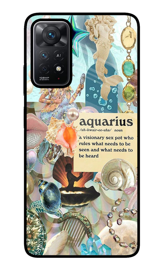 Aquarius Zodiac Redmi Note 11 Pro+ 5G Glass Case