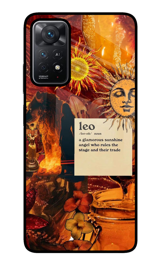 Leo Zodiac Redmi Note 11 Pro+ 5G Glass Case