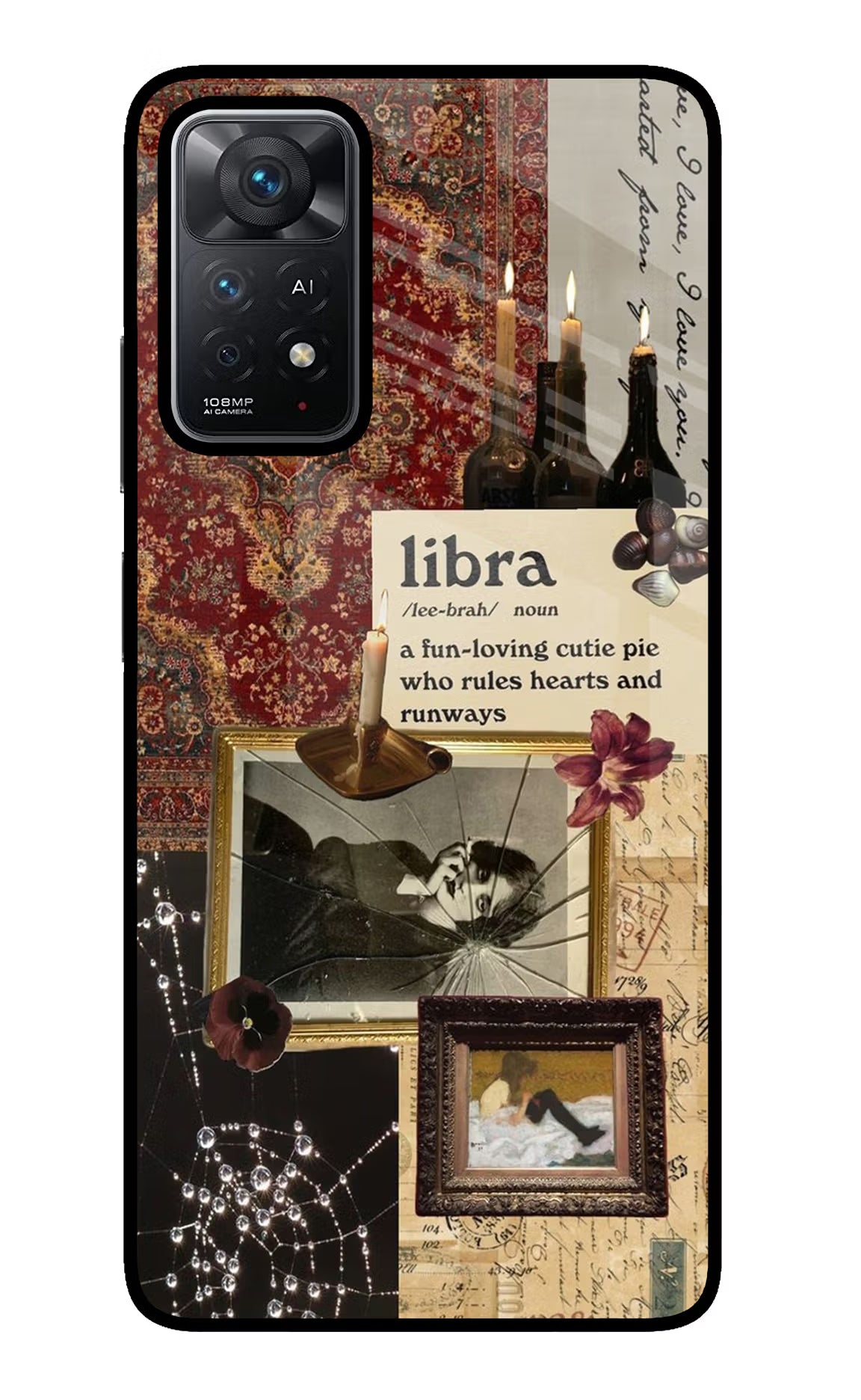 Libra Zodiac Redmi Note 11 Pro+ 5G Glass Case Back Cover by Casekaro
