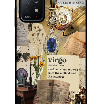 Virgo Zodiac Redmi Note 11 Pro+ 5G Glass Case Back Cover by Casekaro