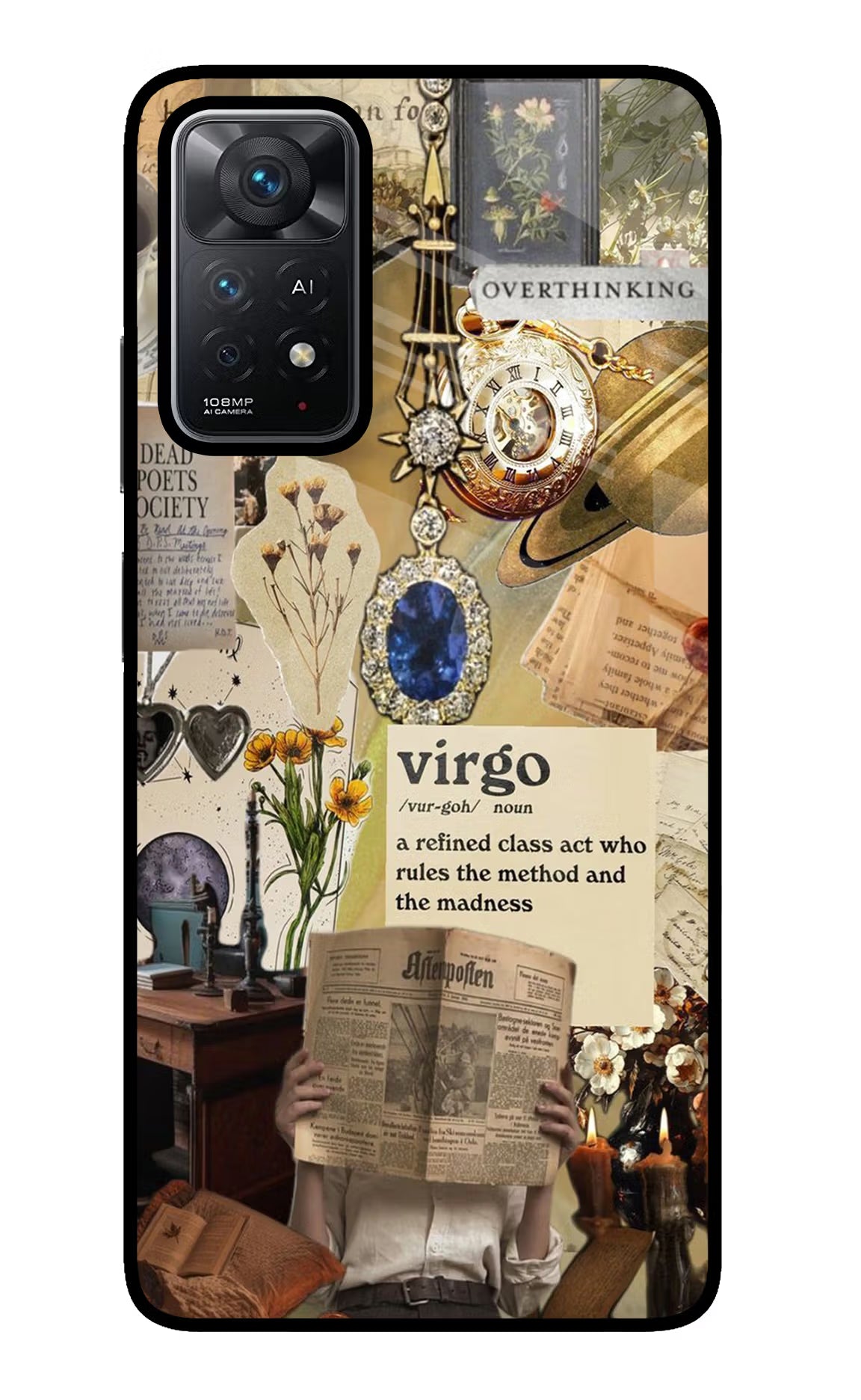 Virgo Zodiac Redmi Note 11 Pro+ 5G Glass Case Back Cover by Casekaro