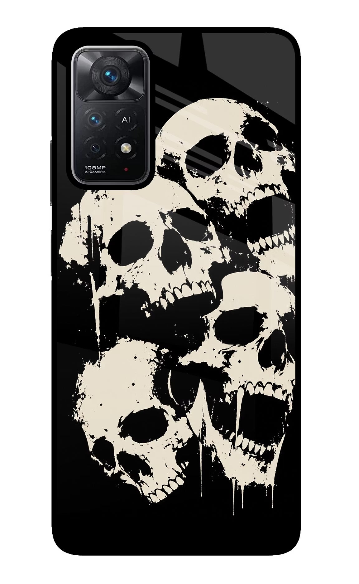 Dead Stack Redmi Note 11 Pro+ 5G Glass Case Back Cover by Casekaro