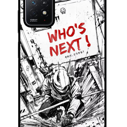 Who's Next Redmi Note 11 Pro+ 5G Glass Case Back Cover by Casekaro