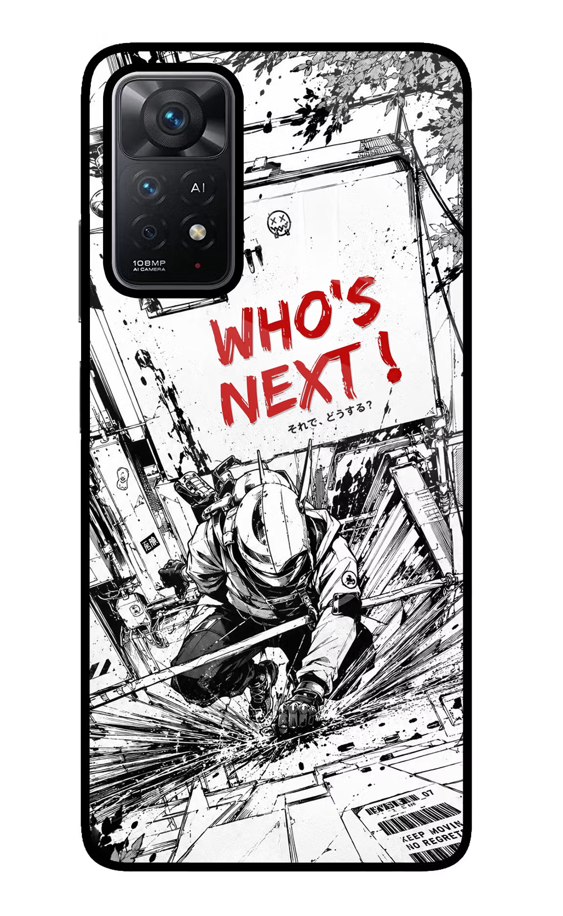 Who's Next Redmi Note 11 Pro+ 5G Glass Case Back Cover by Casekaro