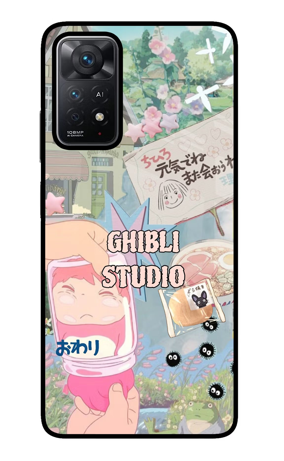 Studio Ghibli Redmi Note 11 Pro+ 5G Glass Case