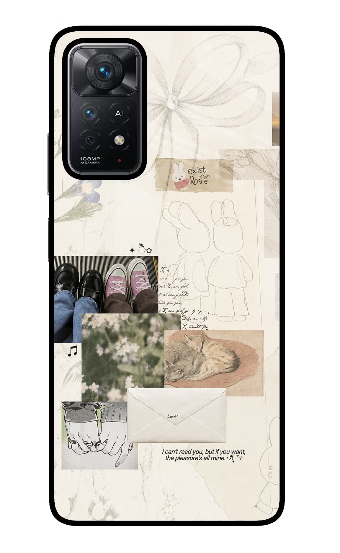 Soft Aesthetic Redmi Note 11 Pro+ 5G Glass Case