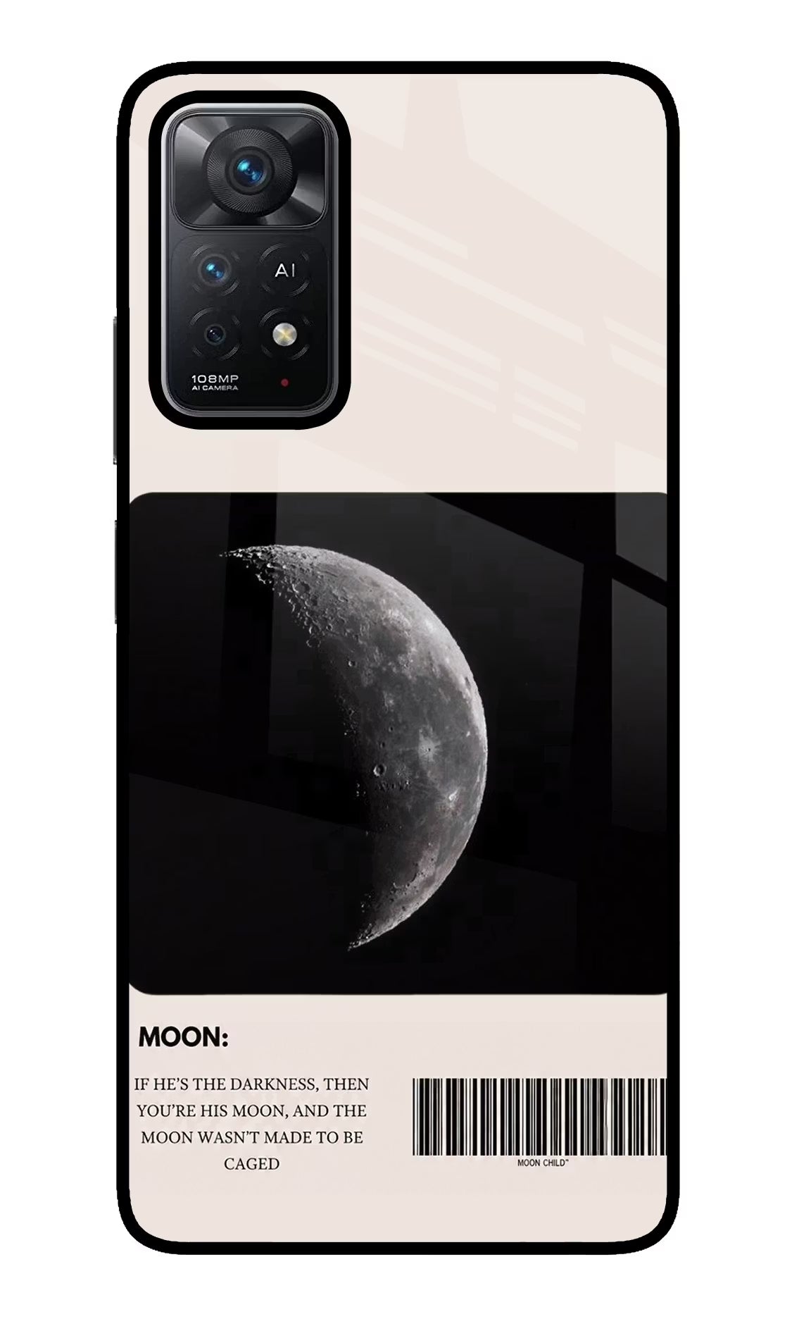 Moon Phase Redmi Note 11 Pro+ 5G Glass Case