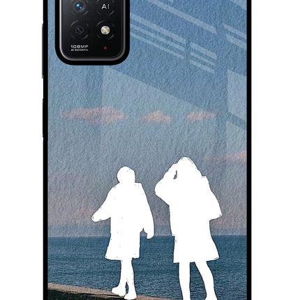 Coastal Dream Redmi Note 11 Pro+ 5G Glass Case Back Cover by Casekaro