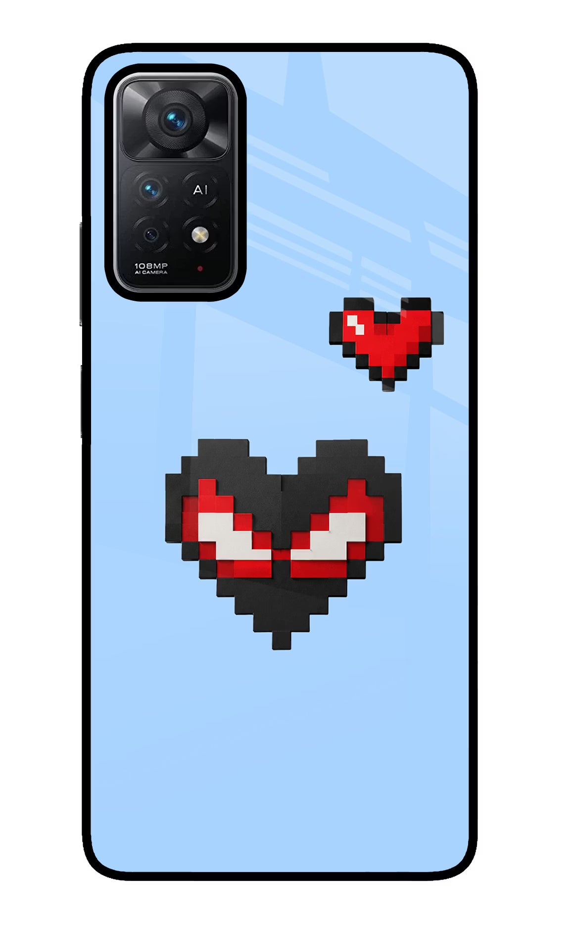 Peter Heart Redmi Note 11 Pro+ 5G Glass Case