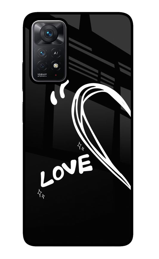 Love Line Redmi Note 11 Pro+ 5G Glass Case