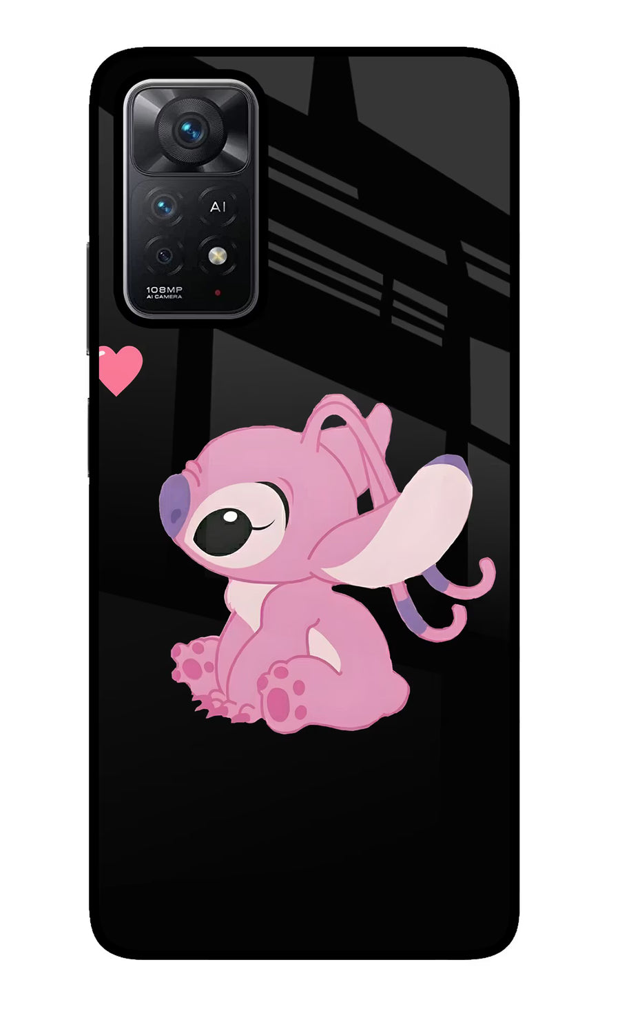 Angel Crush Redmi Note 11 Pro+ 5G Back Cover, Glass case