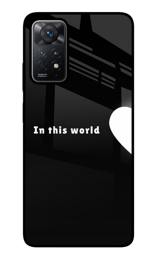 This World Redmi Note 11 Pro+ 5G Glass Case