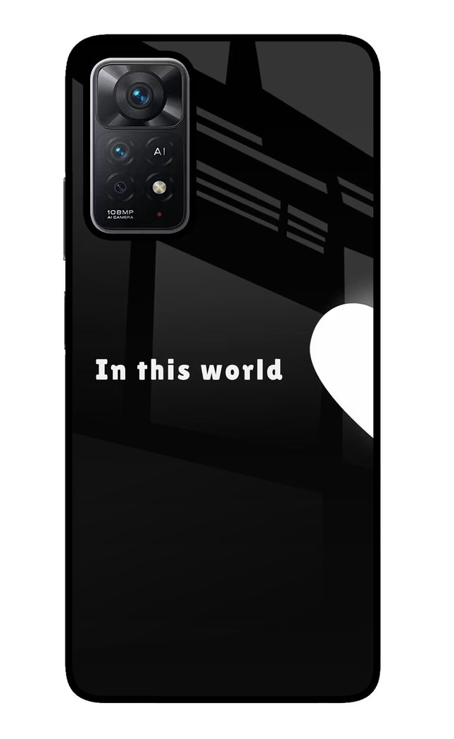 This World Redmi Note 11 Pro+ 5G Glass Case