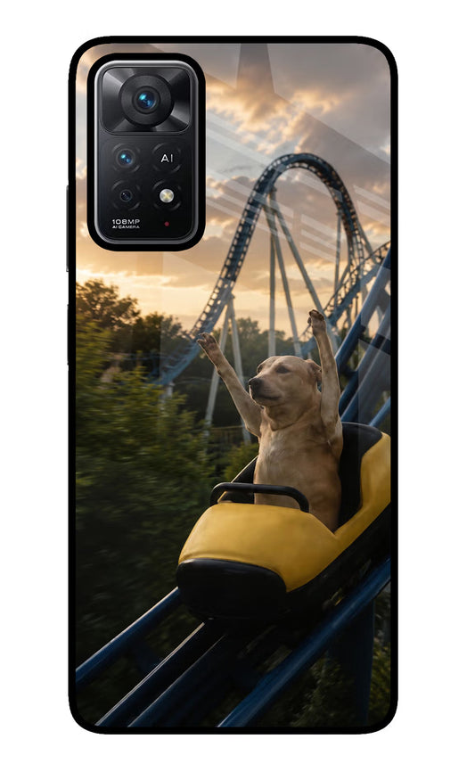 Rollercoaster Dog Redmi Note 11 Pro+ 5G Glass Case