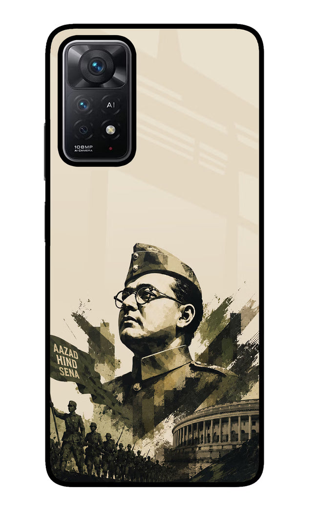 Netaji Rising Redmi Note 11 Pro+ 5G Glass Case