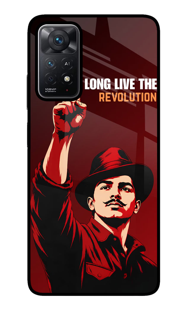 Bhagat Singh Revolution Redmi Note 11 Pro+ 5G Glass Case