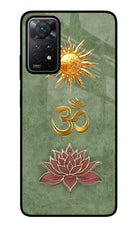 Om & Lotus Redmi Note 11 Pro+ 5G Glass Case
