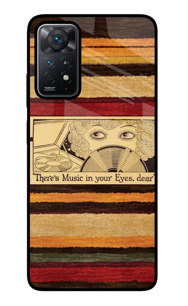 Vinyl Stripes Redmi Note 11 Pro+ 5G Glass Case