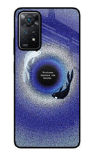 Dark Koi Redmi Note 11 Pro+ 5G Glass Case Back Cover by Casekaro