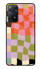 Wavy Grid Redmi Note 11 Pro+ 5G Glass Case