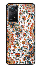 White Mayura Redmi Note 11 Pro+ 5G Glass Case