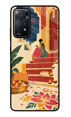Diwali Rangoli Redmi Note 11 Pro+ 5G Glass Case