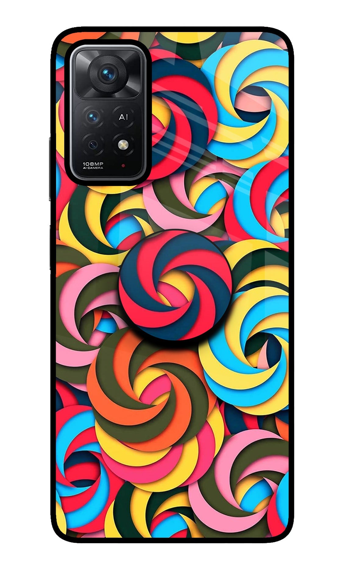 Spiral Pattern Redmi Note 11 Pro+ 5G Pop Case