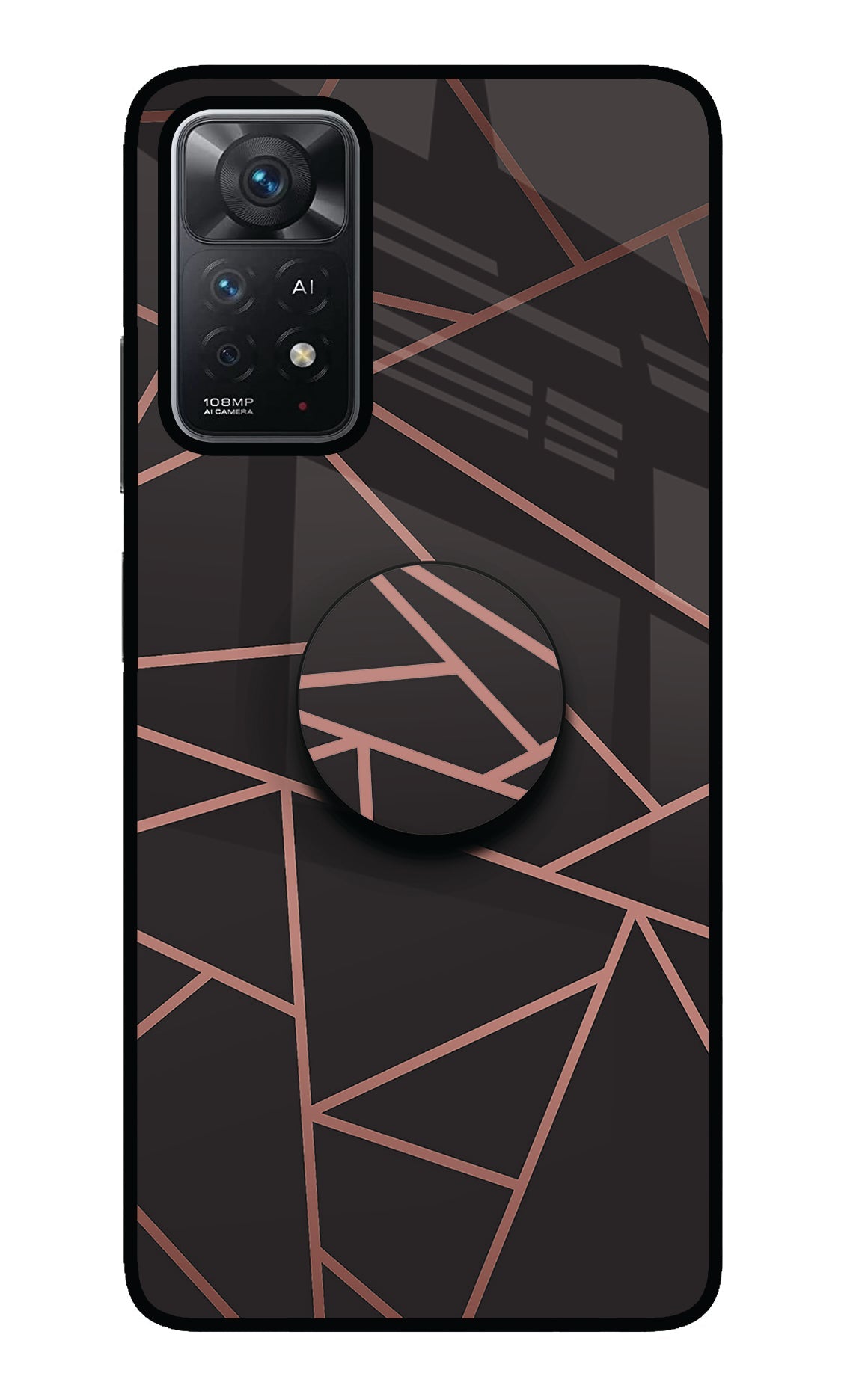 Geometric Pattern Redmi Note 11 Pro+ 5G Glass Case