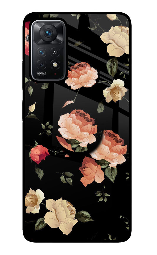 Flowers Redmi Note 11 Pro+ 5G Glass Case