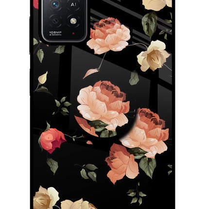 Flowers Redmi Note 11 Pro+ 5G Glass Case