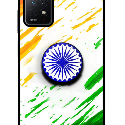 Indian Flag Ashoka Chakra Redmi Note 11 Pro+ 5G Pop Case by Casekaro