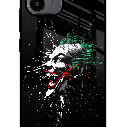 Joker Redmi A1/A2 Glass Case Back Cover by Casekaro
