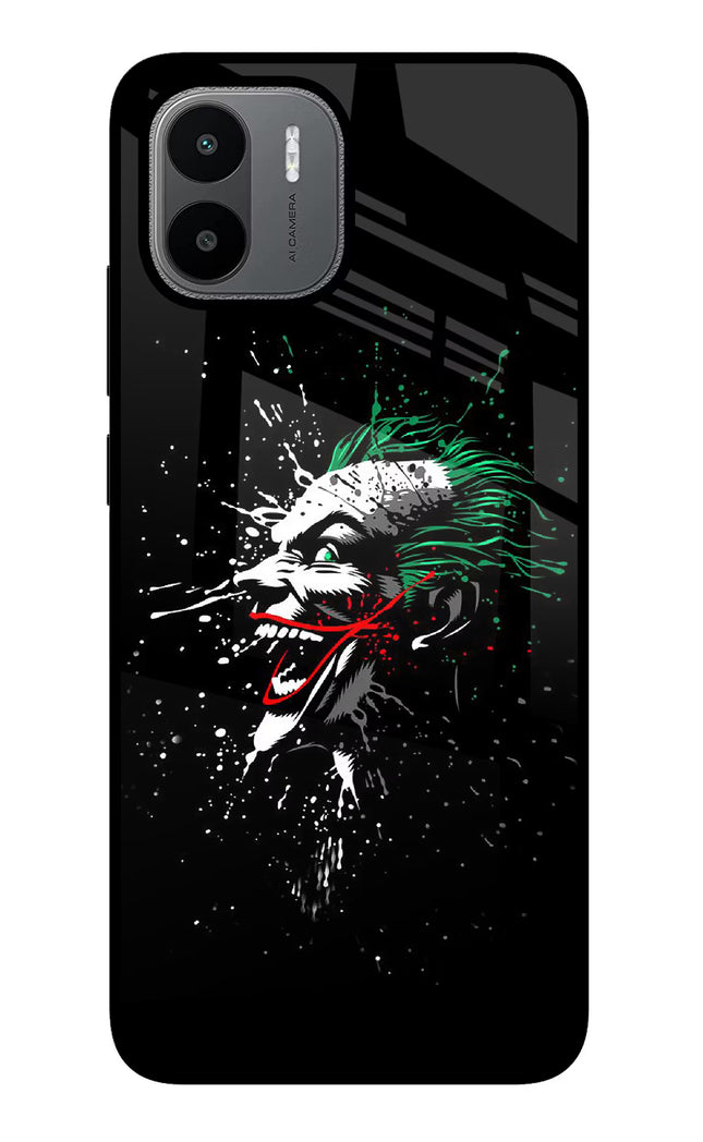 Joker Redmi A1/A2 Glass Case Back Cover by Casekaro