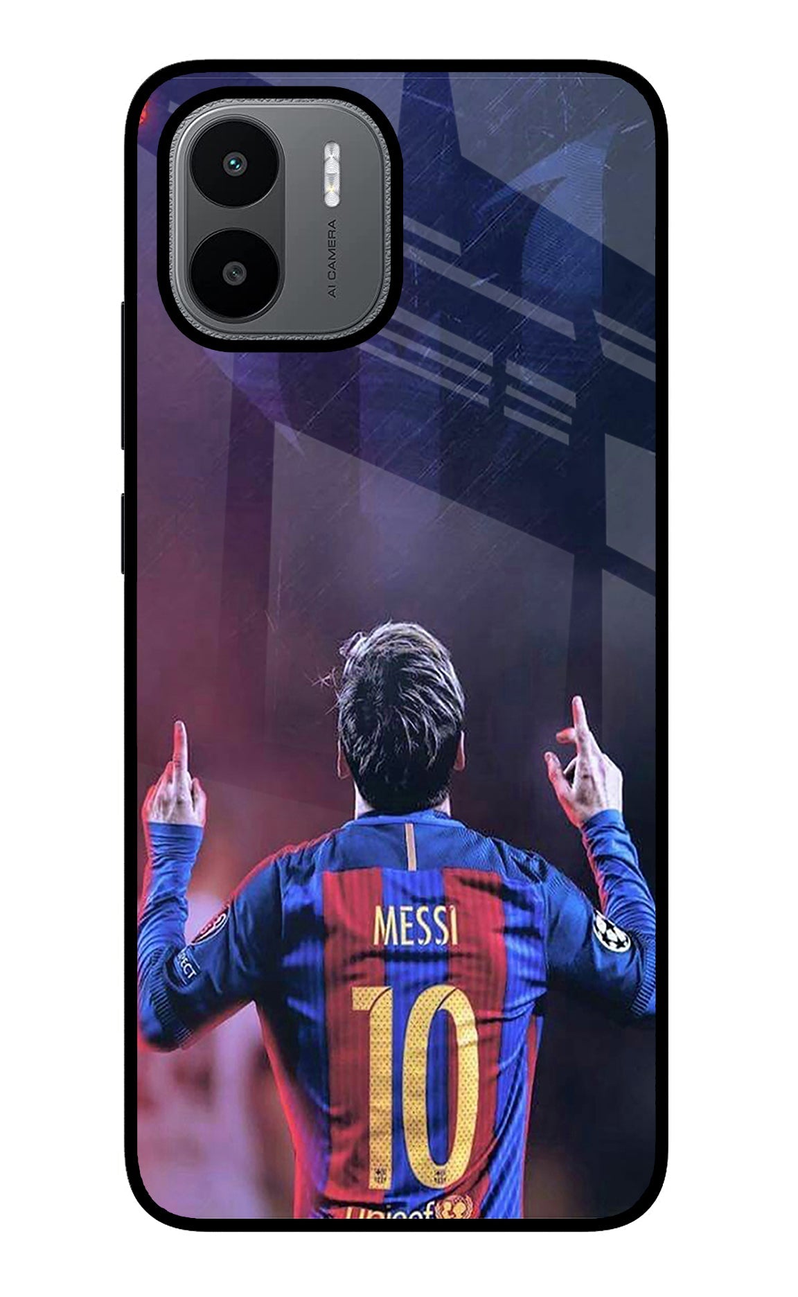 Messi Redmi A1/A2 Glass Case