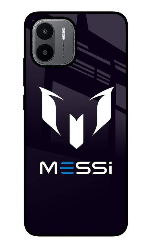 Messi Logo Redmi A1/A2 Glass Case