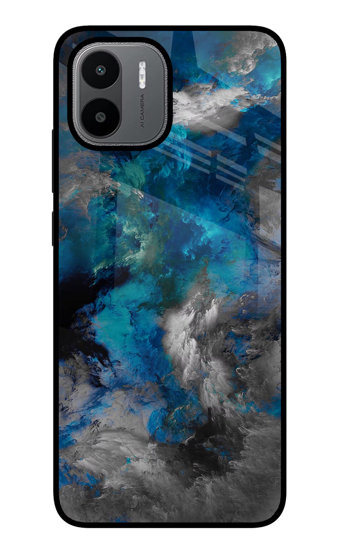 Artwork Redmi A1/A2 Glass Case Back Cover by Casekaro