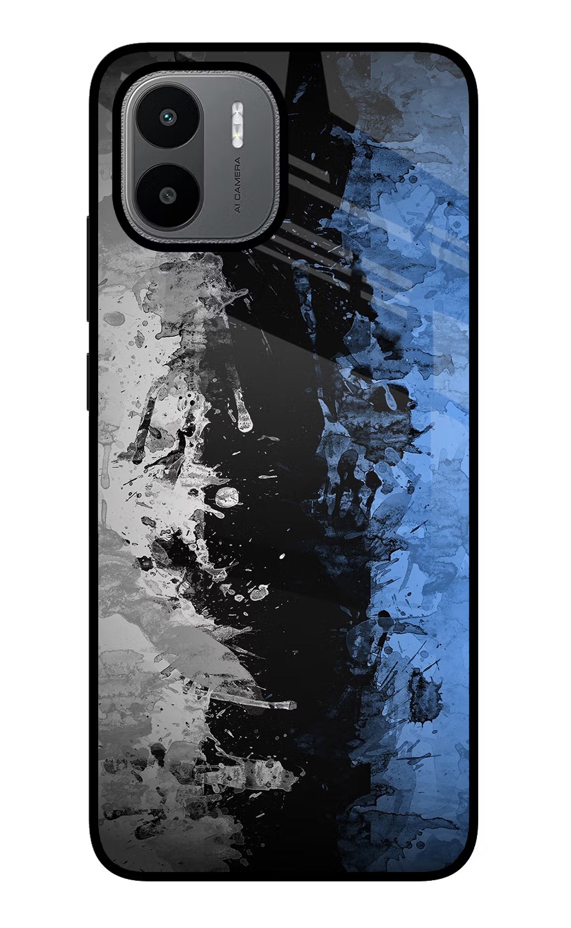 Artistic Design Redmi A1/A2 Glass Case Back Cover by Casekaro