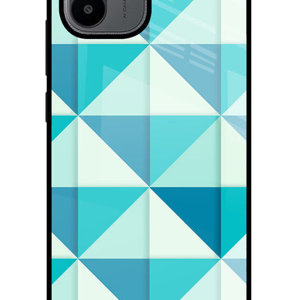 Abstract Redmi A1/A2 Glass Case Back Cover by Casekaro