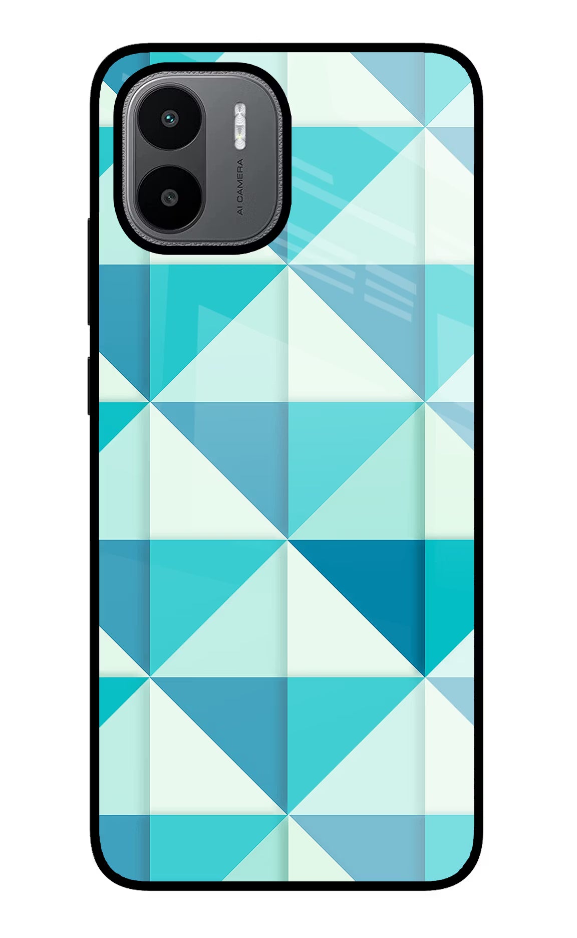 Abstract Redmi A1/A2 Glass Case Back Cover by Casekaro