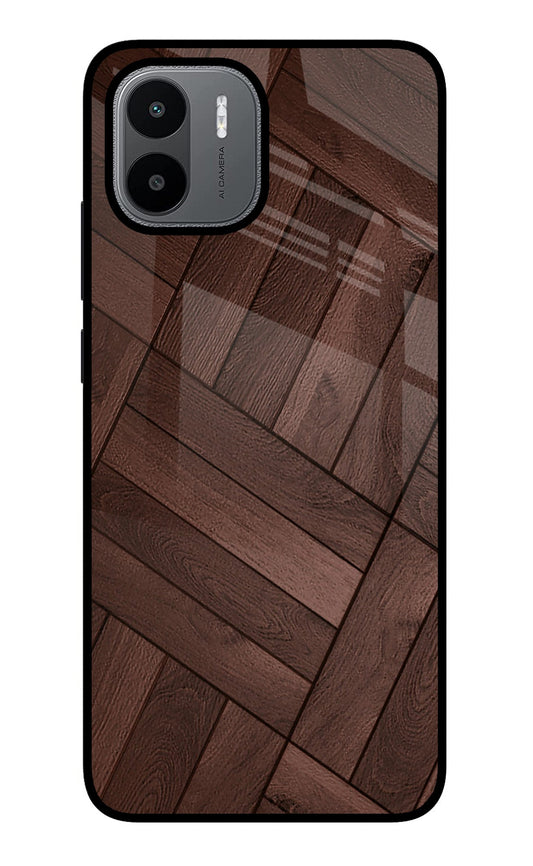 Wooden Texture Design Redmi A1/A2 Glass Case