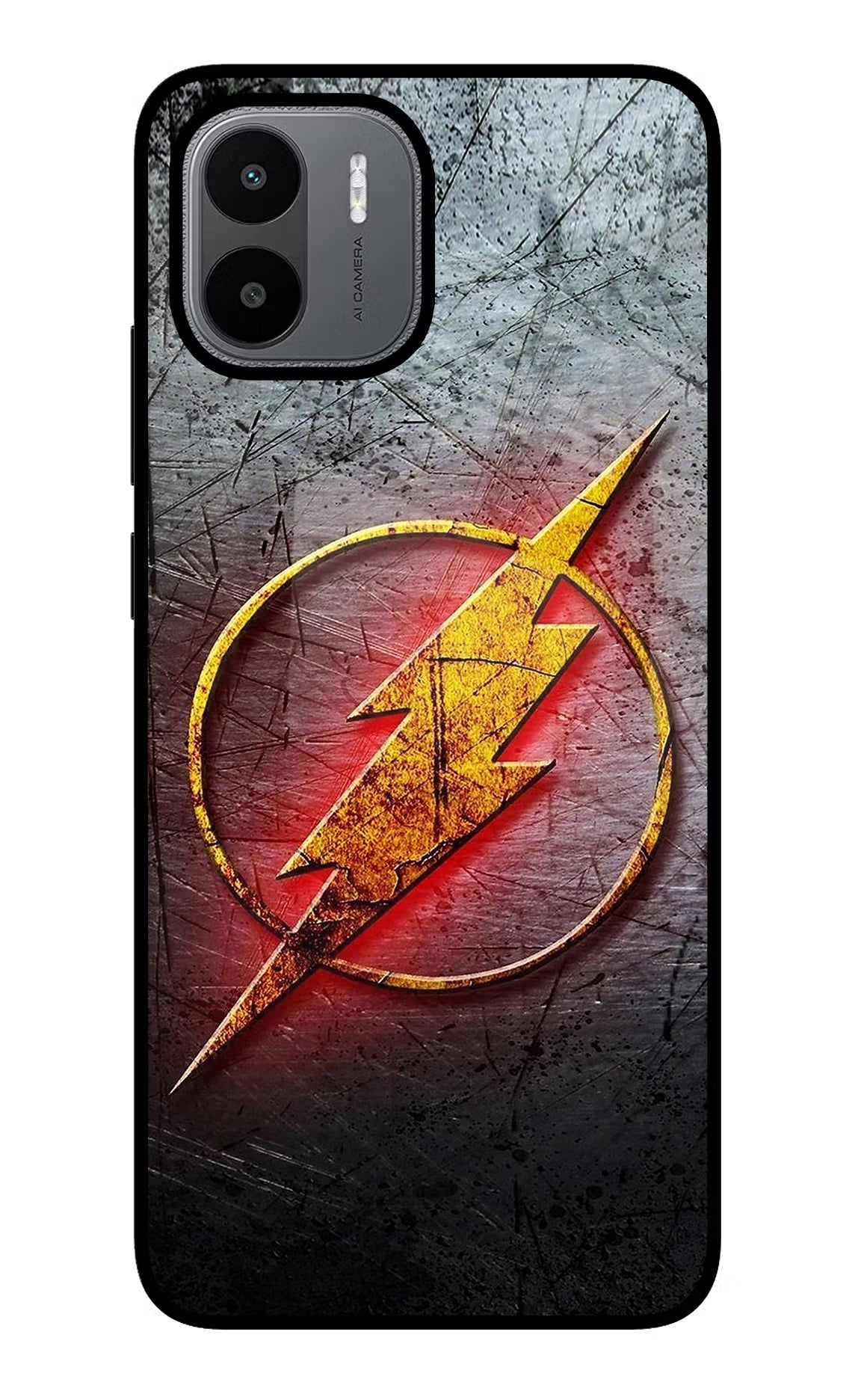 Flash Redmi A1/A2 Glass Case Back Cover by Casekaro