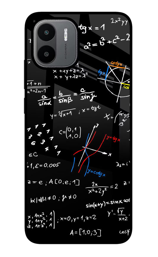 Mathematics Formula Redmi A1/A2 Glass Case