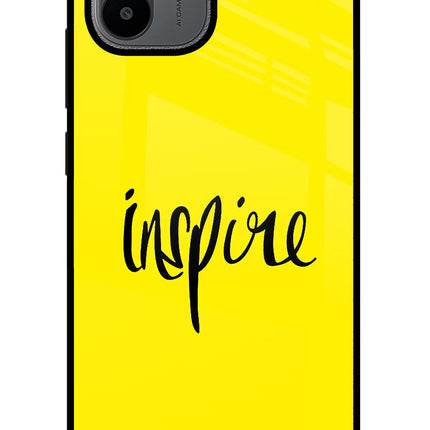 Inspire Redmi A1/A2 Glass Case Back Cover by Casekaro