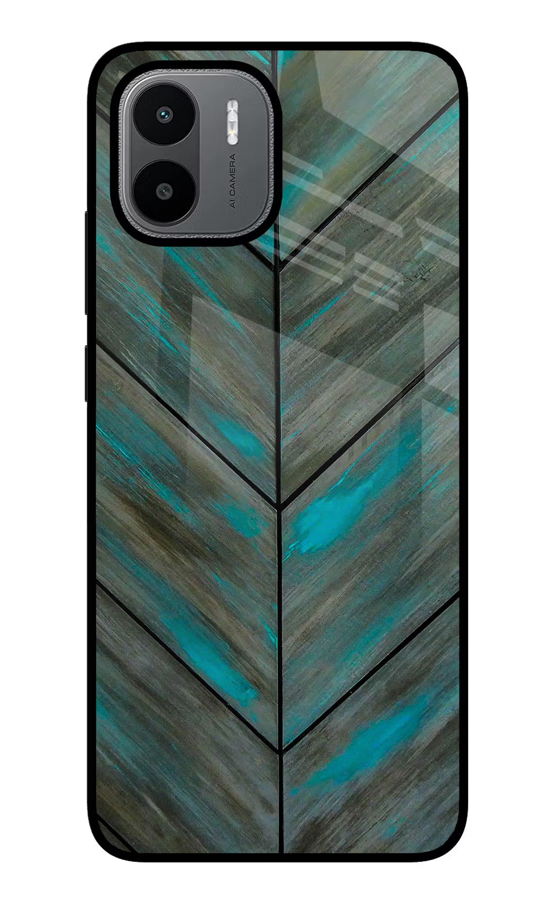 Pattern Redmi A1/A2 Glass Case Back Cover by Casekaro
