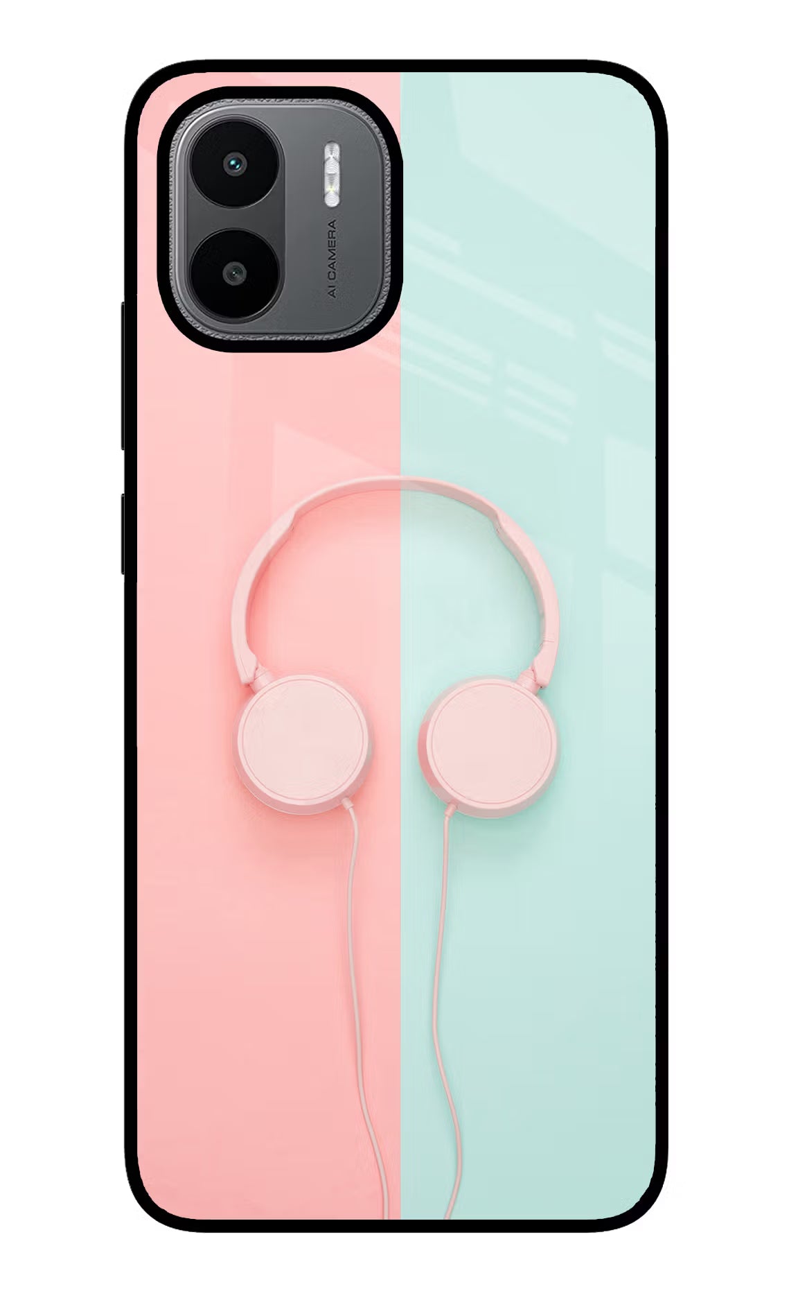 Music Lover Redmi A1/A2 Glass Case Back Cover by Casekaro