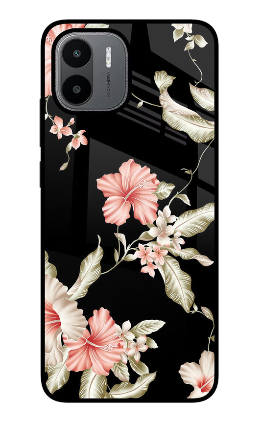 Flowers Redmi A1/A2 Glass Case