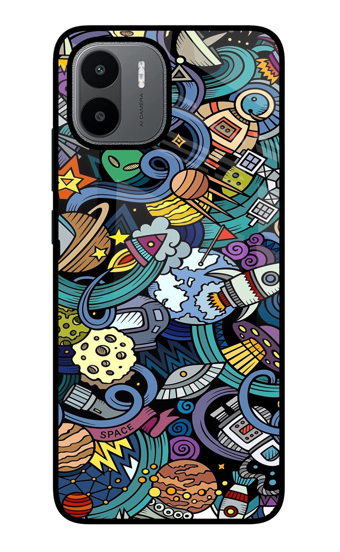 Space Abstract Redmi A1/A2 Back Cover