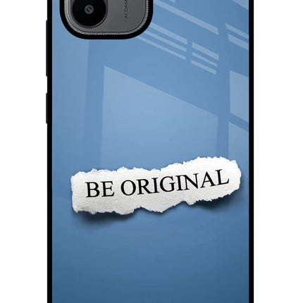 Be Original Redmi A1/A2 Glass Case Back Cover by Casekaro